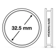 SAFE Mündikapsel 5-pakk - d 32.5 mm